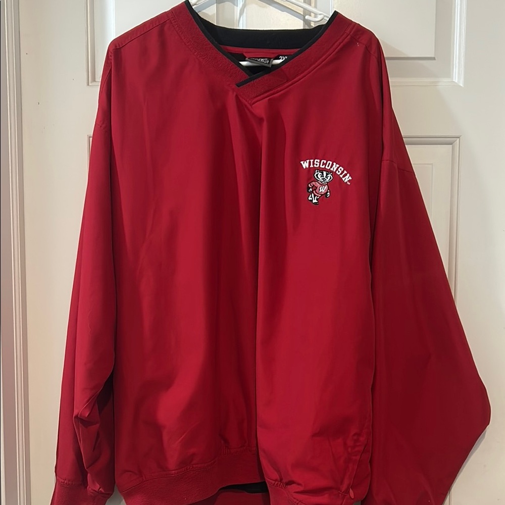 Wisconsin Red V-Neck